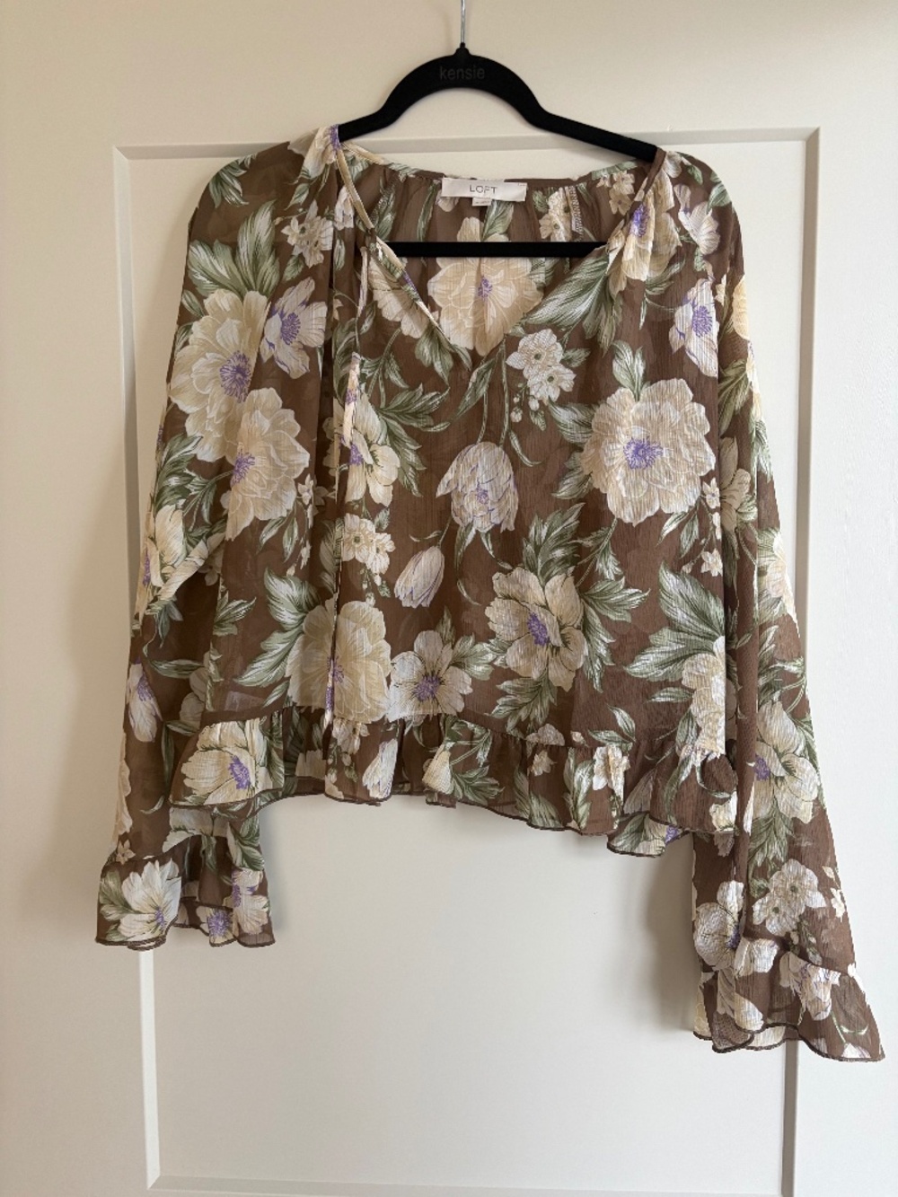 Loft floral blouse